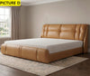 Luxurious Italian modern Leather Bed / Lixra