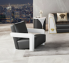 Leather Upholstered Sofa Set for Living Room / Lixra