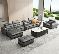 Modern Leather Sectional Sofa Set / Lixra