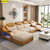 Modern Fabric Upholstered Power Recliner Sofa Bed / Lixra