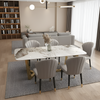 European Style Marble-Top Dining Table Set / Lixra