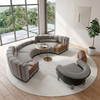 Modern Curved Sectional Fabric Sofa Set / Lixra