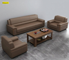 3-Piece Modern Leather Sofa Set