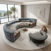 Modern Curved Sectional Fabric Sofa Set / Lixra