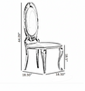Modern Leather Upholstered 4-Piece Dining Chairs