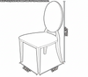 Matte Finish Marble Dining Table Set
