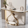 Luxurious Marble Top Accent Table / Lixra