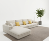 Classic Futuristic Designed Luxurious Fabric Sectional Sofa Set / Lixra