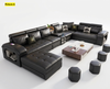 Modern Multi-Functional Luxurious Leather Sectional Sofa / Lixra
