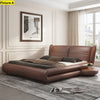 Luxurious Modern Wooden Leather Bed / Lixra
