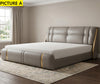 Luxurious Italian modern Leather Bed / Lixra