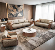 Modern Italian Design Leather Upholstery Sofa / Lixra