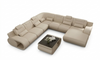 Luxurious U-Shaped Leather Sectional sofa / Lixra