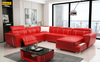 Contemporary Design Electric Leather Reclining Sofa / Lixra