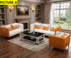 3-Piece Interior Leather Sofa Set / Lixra