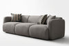 Elegant Design 3-Seater Fabric Sofa / Lixra