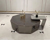 Luxurious Bentley Tufted Leather Sofa Set / Lixra