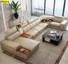 Staggering Modern U-shaped Heated Leather Sectional Sofa / Lixra