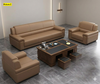 3-Piece Modern Leather Sofa Set