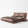 Luxurious Modern Wooden Leather Bed / Lixra