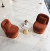 Embroidered Velvet Fabric Accent Chair Set of 2 / Lixra