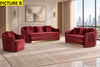 Opulence Velvet Fabric Sofa Set / Lixra