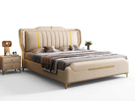 Luxurious Exquisite Spacious Leather Bed / Lixra