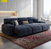 Chenille Fabric Upholstered Electric Sofa Bed / Lixra
