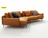 Italian Style Modern Leather Sectional Sofa / Lixra