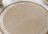 Elegant Ivory Pearl Beaded Placemat Set of 2 / Lixra