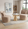 Embroidered Velvet Fabric Accent Chair Set of 2 / Lixra