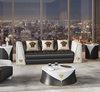 Leather Upholstered Sofa Set for Living Room / Lixra
