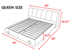 Modern Stylish Leather Upholstered Bed