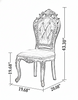 Set Of 4 European Leather Dining Chairs