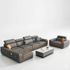 Stylish Leather Sectional Sofa / Lixra
