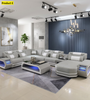 Ingenious Contemporary Leather U-Shaped Sectional Sofa / Lixra