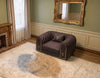 Luxurious Button Tufted Leather Sofa Set / Lixra