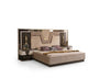 Royal LED Leather Bedroom Set With Dresser / Lixra 