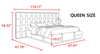 Elevated Luxury High-Headboard Leather Bed