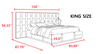 Elevated Luxury High-Headboard Leather Bed