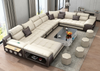 Modern Distinctive Comfy Leather Aesthetic Sectional Sofa / Lixra