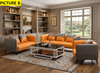 3-Piece Interior Leather Sofa Set / Lixra