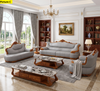 Leather Upholstered 3 Piece European Sofa Set / Lixra