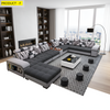 Cozy Fabric Sectional Sofa-Set / Lixra