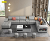 Modern Multi-Functional Luxurious Leather Sectional Sofa / Lixra