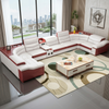 Luxurious Modern Design Leather Sectional Sofa / Lixra