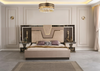 Royal LED Leather Bedroom Set With Dresser / Lixra 
