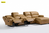 Power Recliner Leather Sectional Sofa