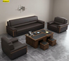 3-Piece Modern Leather Sofa Set