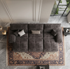 Chenille Fabric Upholstered Electric Sofa Bed / Lixra